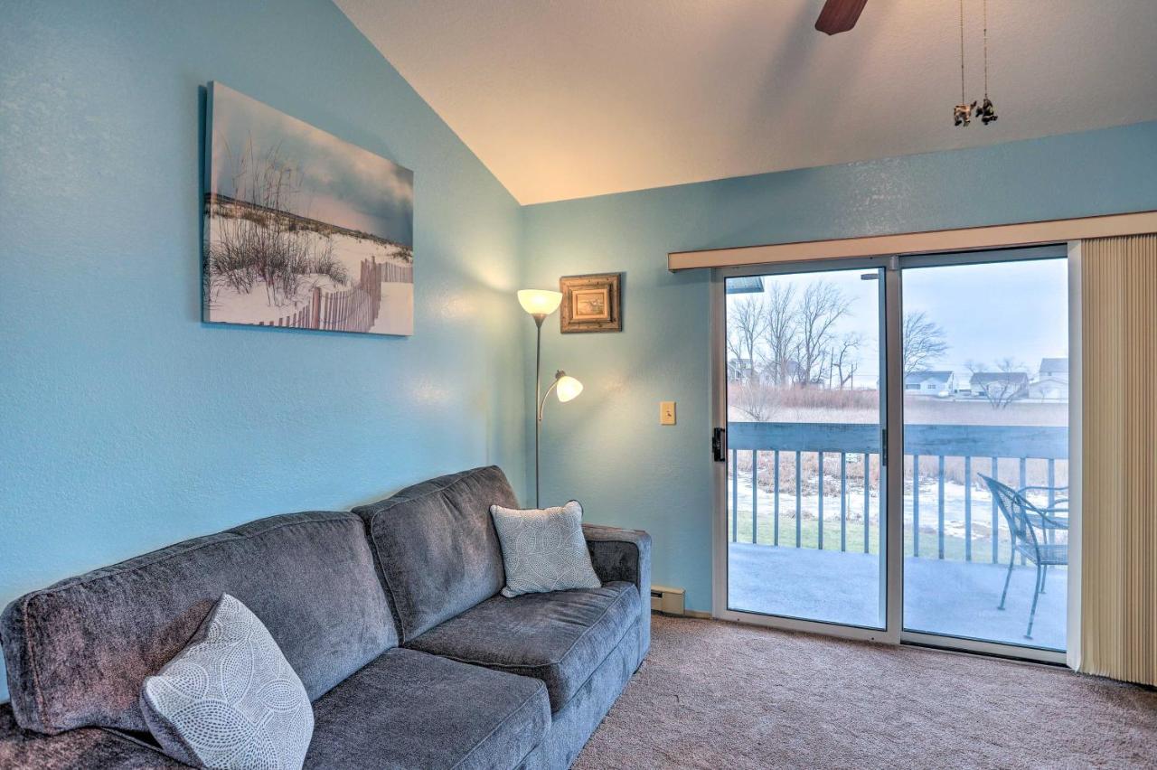 Condo With Balcony, Dock And Access To Lake Erie Sand Beach Eksteriør billede